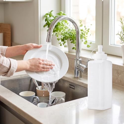 SHENLIU Wide Mouth Squeeze Bottle,33oz Salad Dressing Dispenser