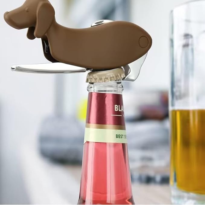 Buddy the Bordeaux Collie Black Dog Corkscrew, Professional Waiters Corkscrew - Image 6