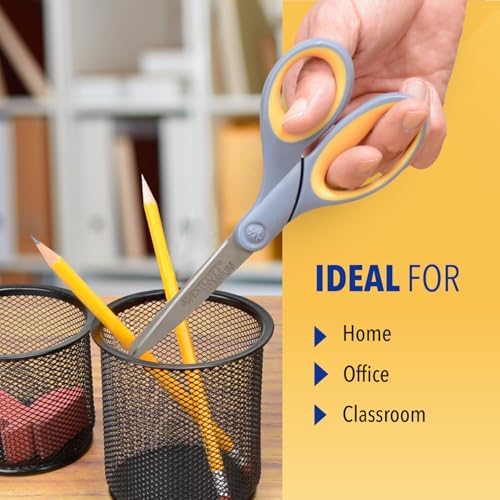 Westcott 8-Inch Titanium Bonded Scissors for Home, Office, and