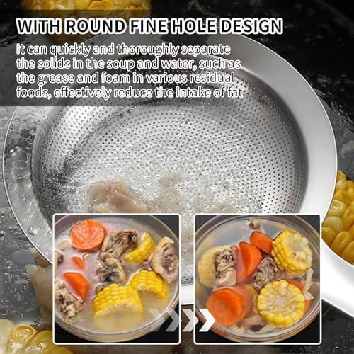 Stainless Steel Colander, 2024 Upgrade Extra Fine Mesh Strainer with