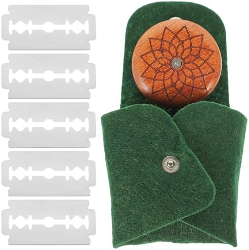 Bread Dough Scoring Tool with Replaceable Blades and Wooden Handle