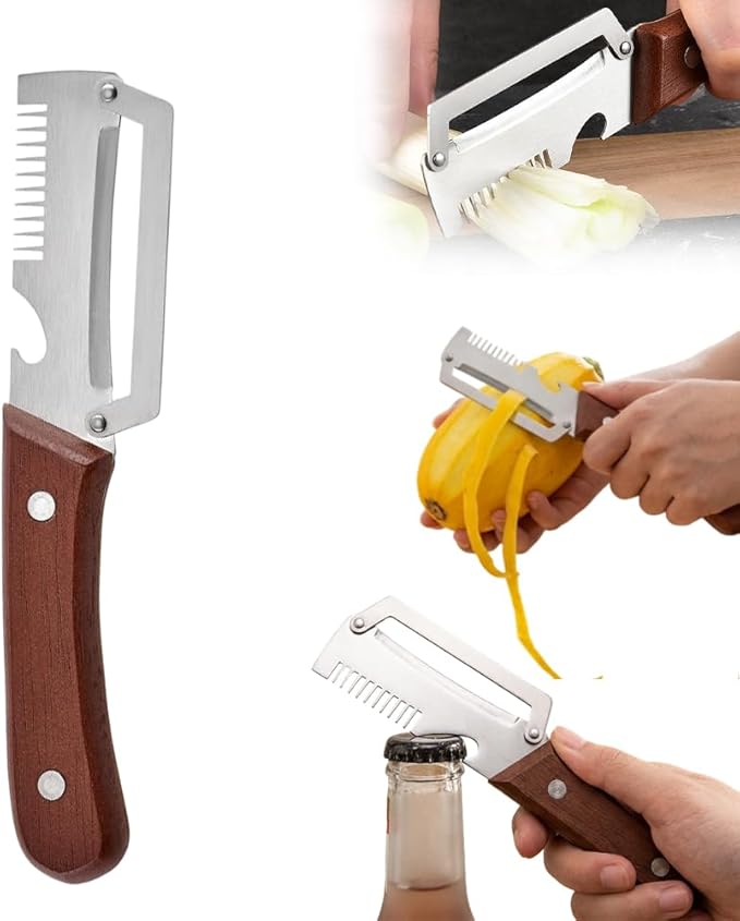 Vegetable Peeler, 2026 Upgrade Multifunctional Stainless Steel Peeler, by PVZXR