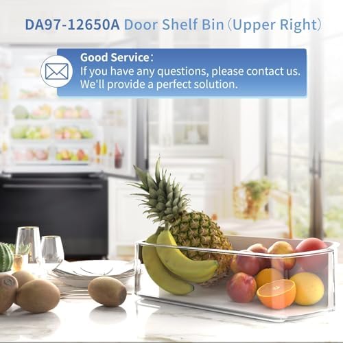 DA97-12650A Refrigerator Door Shelves Bin (Upper Right Side)
