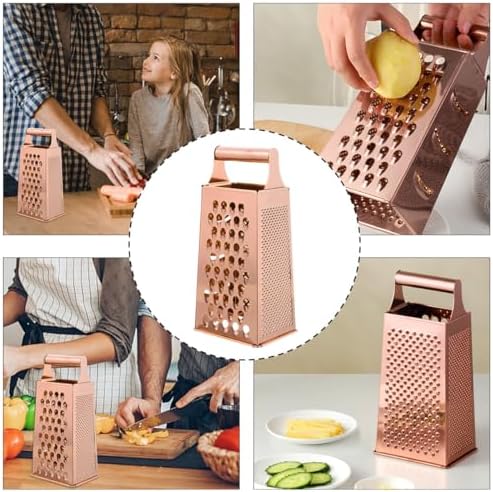 DOITOOL Professional Cheese Grater, Box Grater for Cheese Stainless