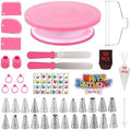 Cake Decorating Kit, 190 Pcs Baking Supplies (Pink)