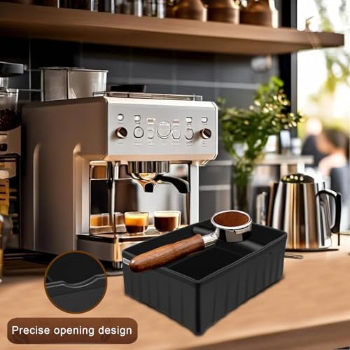 NMWearthmone Espresso knock box,Coffee grounds pucks knock