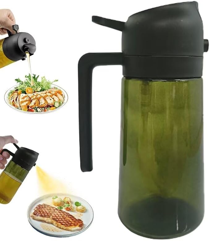 Kitchen Maiden 2 in 1 Oil Dispenser, New Kitchenmaiden 2 In 1 Oil Sprayer by HWHIEUAIK
