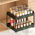 Across-Star Expandable Pull Out Drawers For Shallow Cabinets, 2-Tier
