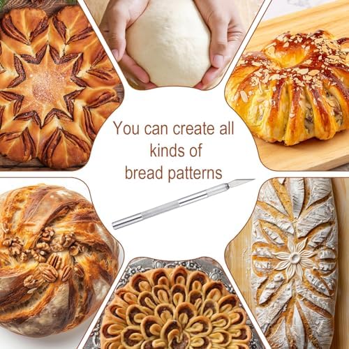 Bread Lame Sourdough Dough Scoring Tool,15 Blades Scoring Knife with