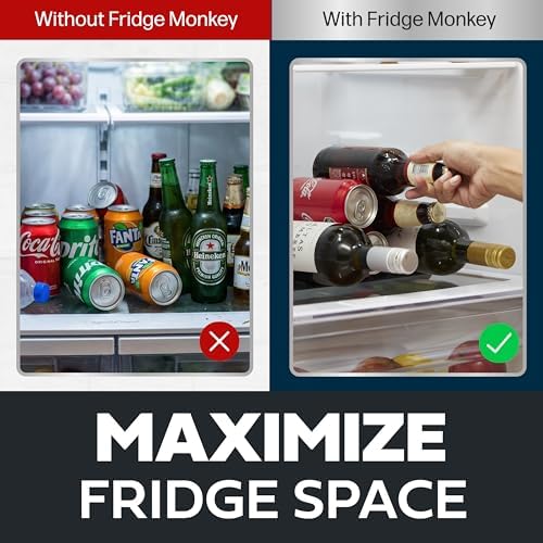 Cooks Innovations Drink Organizer for Fridge, 1 Pack Soda Can