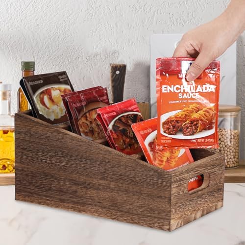 BSTKEY Seasoning Packet Organizer with Handle, Food Packet Storage