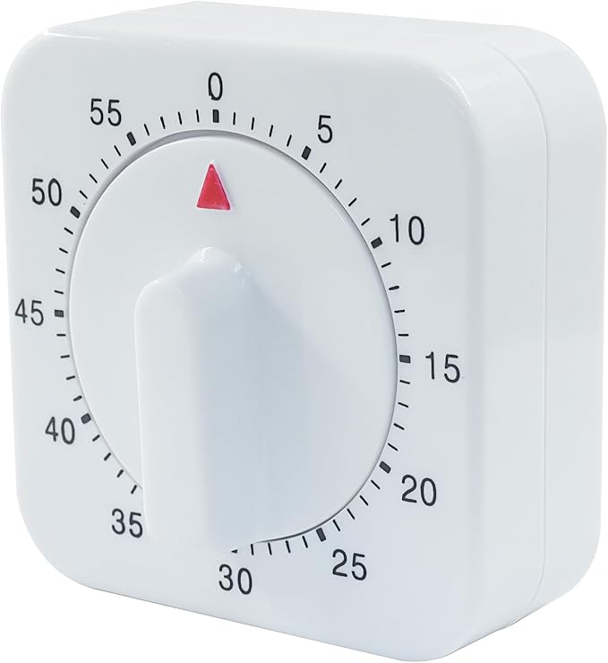 60 Minute Mechanical Kitchen Timer by Unknown