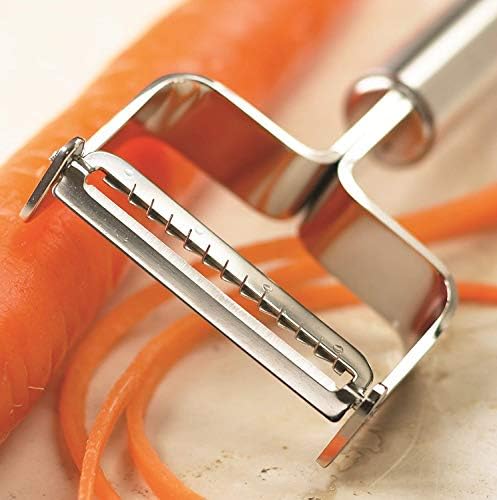 Kuhn Rikon Julienne Peeler with Blade Protector, Stainless Steel