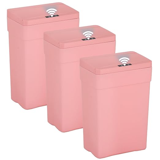 BestOffice 13 Gallon Trash Can Automatic Kitchen Trash Can Touch Free by BestOffice