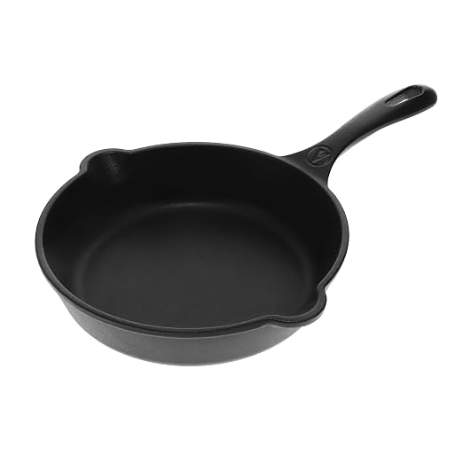 Victoria 8-Inch Cast Iron Skillet, Pre-Seasoned Cast-Iron Frying Pan by VictoriaCastIron