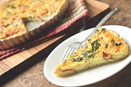 Fox Run Round Tartlet/Quiche Pan with Removable Bottom, Tin-Plated