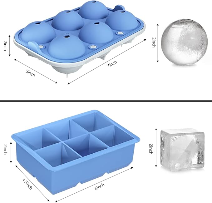 ROTTAY Ice Cube Trays, Sphere Ice Ball Maker - Image 5