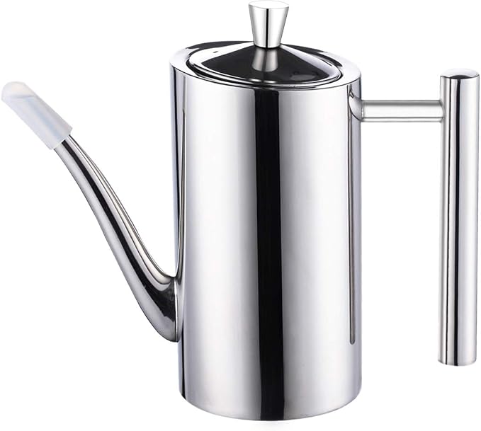 Sumerflos Olive Oil Dispenser Bottle Stainless Steel, 500ml/17oz Drip-Free by Sumerflos