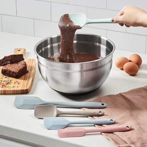 Cuisinart 5-Piece Silicone Spatula Set, Multicolor