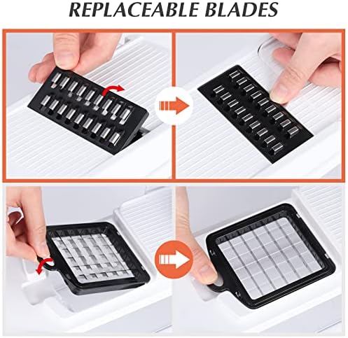 KEOUKE Vegetable Chopper Mandoline Slicer, 16-in-1