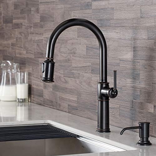 KRAUS KPF-1682ORB Sellette Pull-Down Kitchen Faucet, Oil Rubbed Bronze