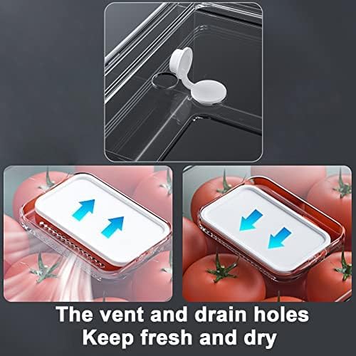YekouMax Pantry Organizers and Storage Bins, Refrigerator Organizer