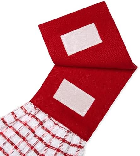 Backyard Chickens Hanging Tie Kitchen Dish Hand Towels with Button