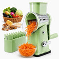 JA&MIU Rotary Cheese Grater with Handle, 5 Blades