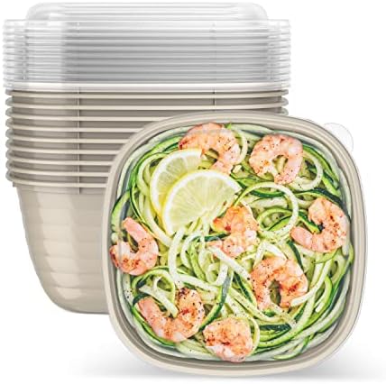 Bentgo Prep Food Storage Bowls with Lids, 10 Pack, PFAS & BPA-Free