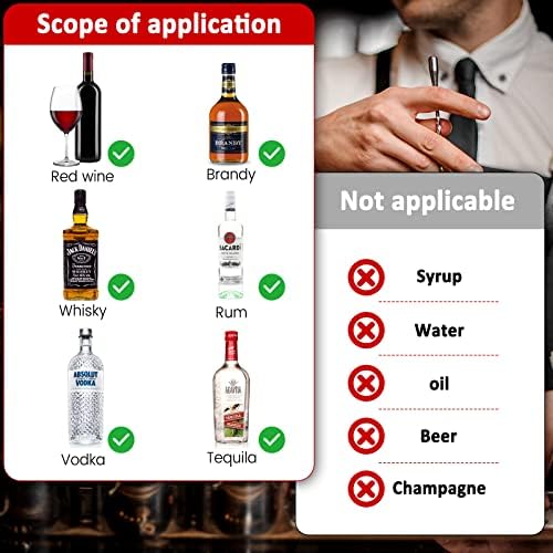 Automatic Measured Bottle Pourer - Quick Shot Spirit Liquor Pour