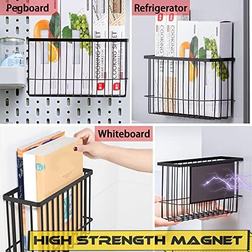 Magnetic Shelf Fridge Basket for Washer Dryer and Locker