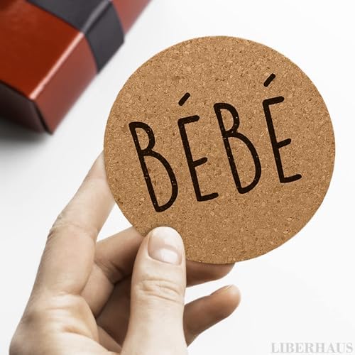 6 Pcs Funny Coasters for Adults with Holder, 4 in, Absorbent