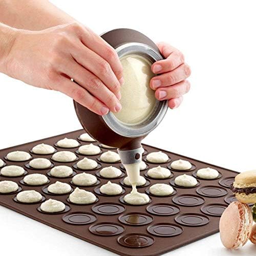 Macaron Silicone Baking Mat Kit, 48 Hole, 4 Nozzles