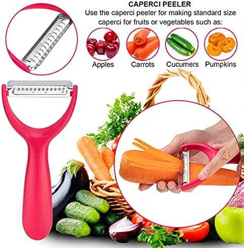 Y Peeler Set of 3 - Caperci kitchen 3-Piece Vegetable Peelers with