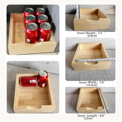 Kitchen Cabinet Organizer, Fully Assembled Drawer Wood Pull Out Tray