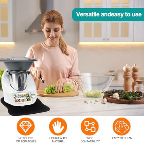 Kitchen Sliding Mat for Thermomix TM5, 11.8 x 13.8"