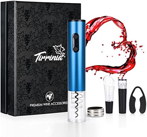 Tirrinia Electric Wine Opener Set, Wine Bottle Cork Remover Accessory