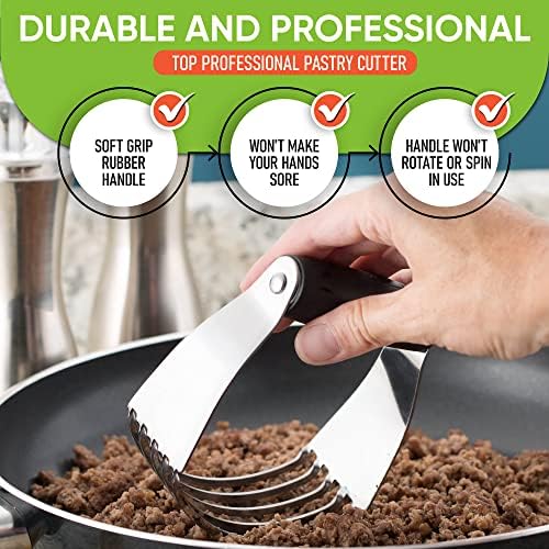 Spring Chef Medium Dough Blender, Black