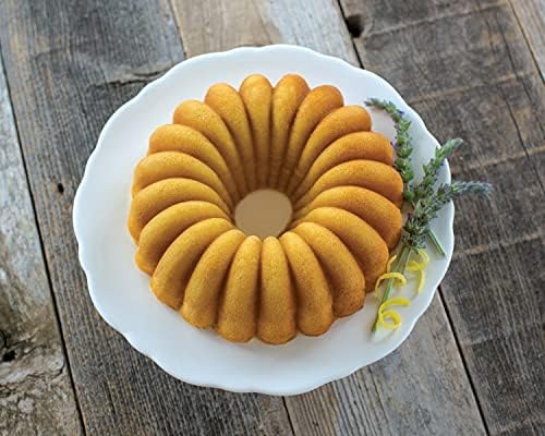 Nordic Ware Elegant Party Bundt Pan, 22.3 x 9.3 cm, Gold Ultimate