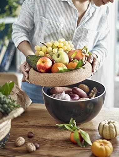 Emile Henry Deep Fruit & Vegetable Storage Bowl, 10.6" x7.3” Burgundy