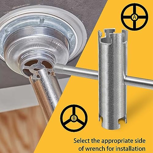 Hanpex Double-Sided Kitchen Sink Strainer Basket Wrench