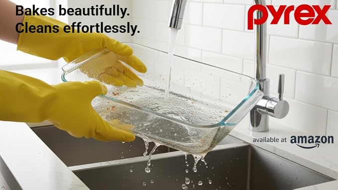 Pyrex 233-D 5 Qt Deep Hold-Everything Glass Baking Dish - Image 8