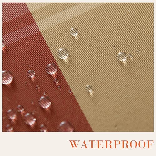 60" Round Polyester Plaid Tablecloth for Thanksgiving