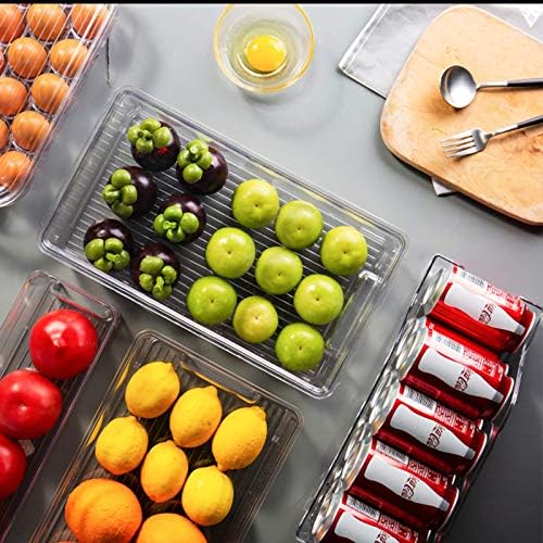 Kingrol Plastic Storage Bins, 10 x 6 x 3 Inch, 10 x 4 x 3 Inch