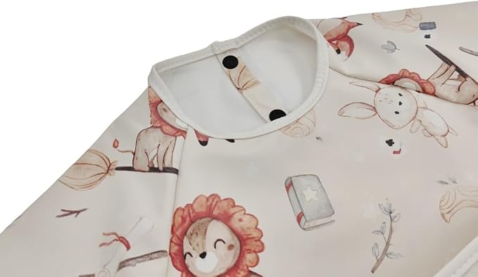 Waterproof Baby Bibs, Infant Toddler Extra Cover Feeding Bib - Image 3