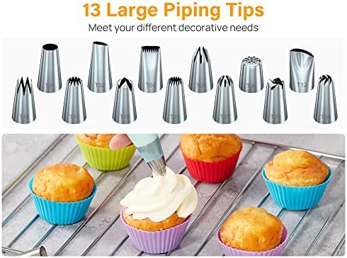Kootek Piping Bags and Tips Set