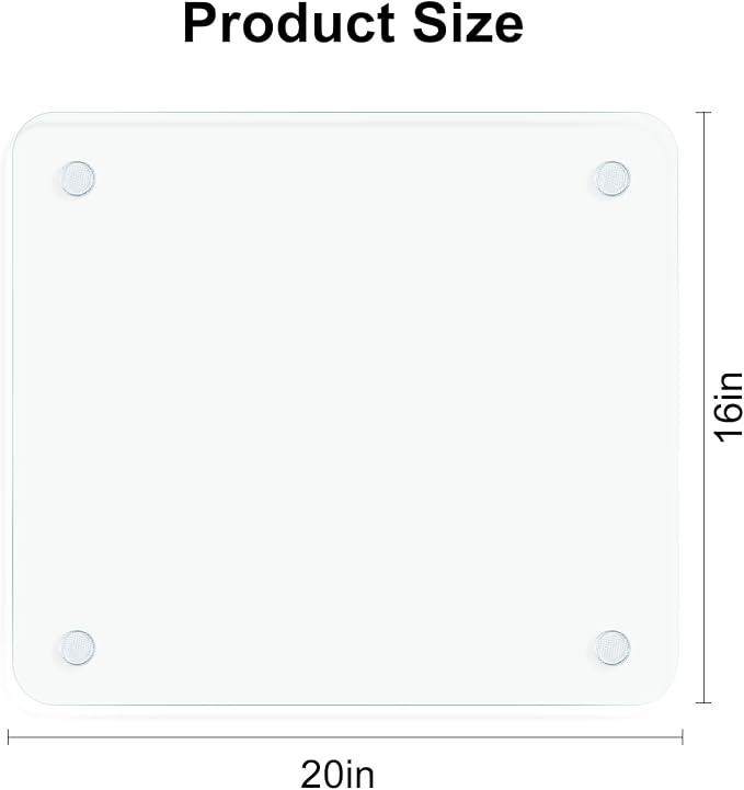 Tempered Glass Cutting Board, 16x20" Glass Cutting Board - Image 2
