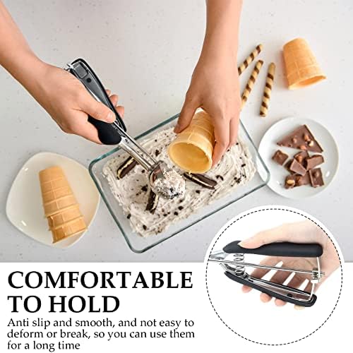 Yinder 4 Pcs Cookie Scoop Set Ice Cream Scooper Cookie Scoops for