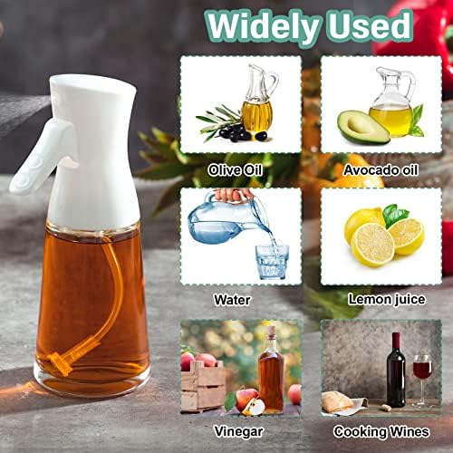 Lallisa 4 Pcs Glass Oil Sprayers, 180 ml