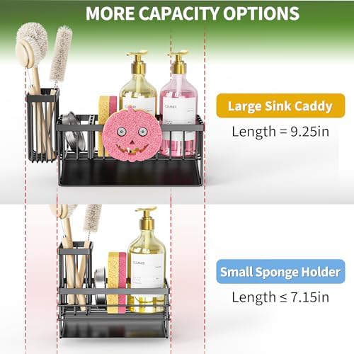 Cisily Smiley Face Sink Caddy with Brush Holder